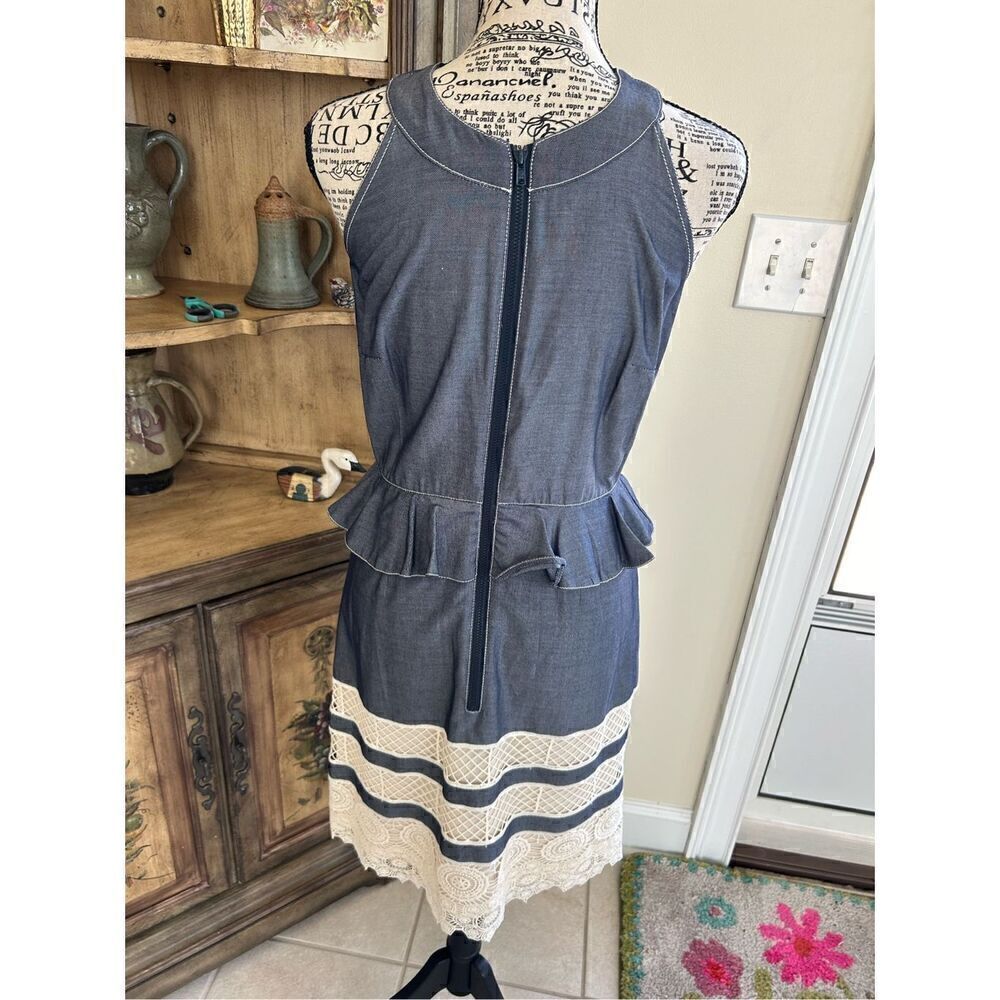 Anna Sui Chambray shift dress - Picture 5 of 8